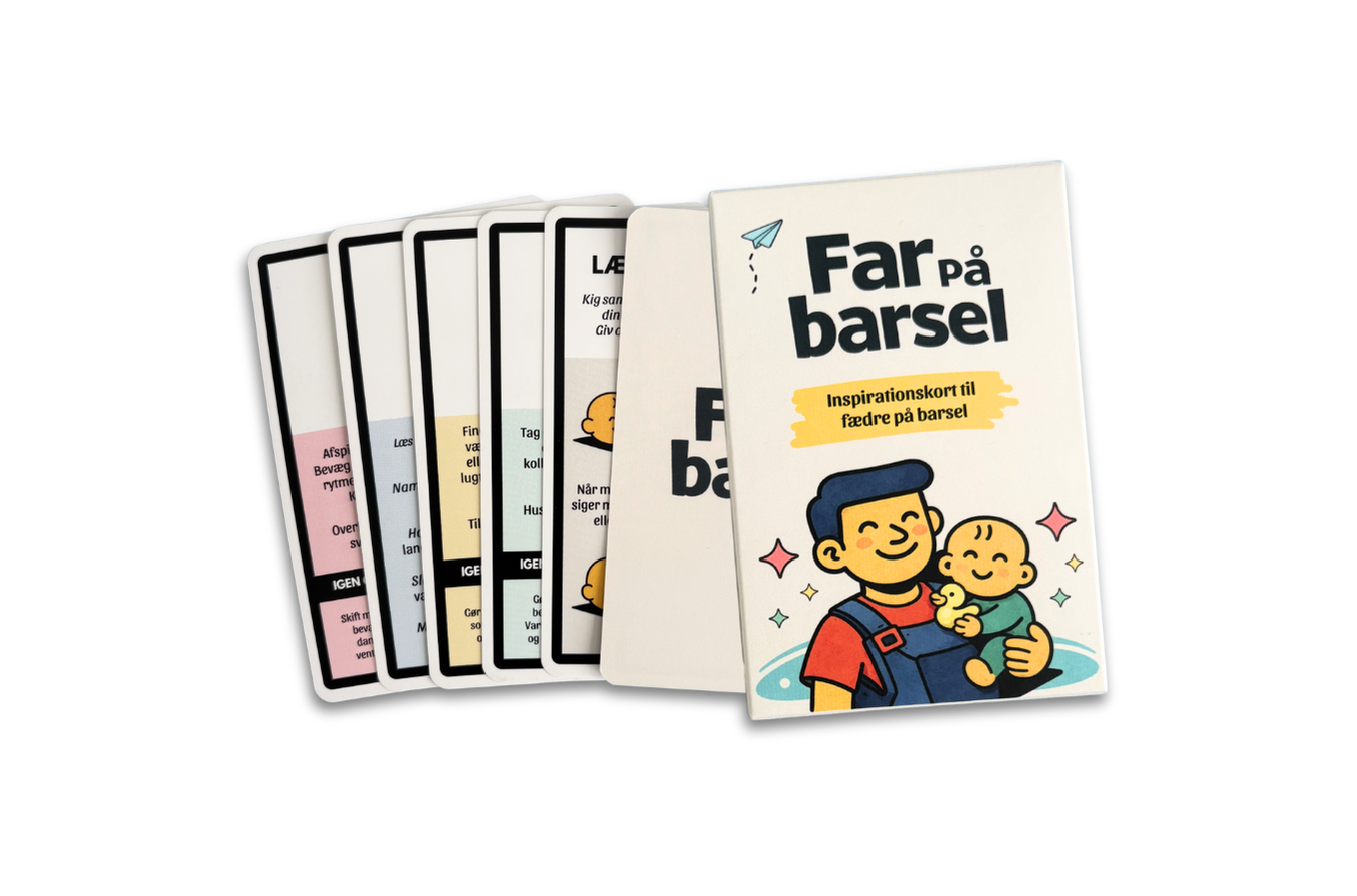 Far på barsel - Inspirationskort